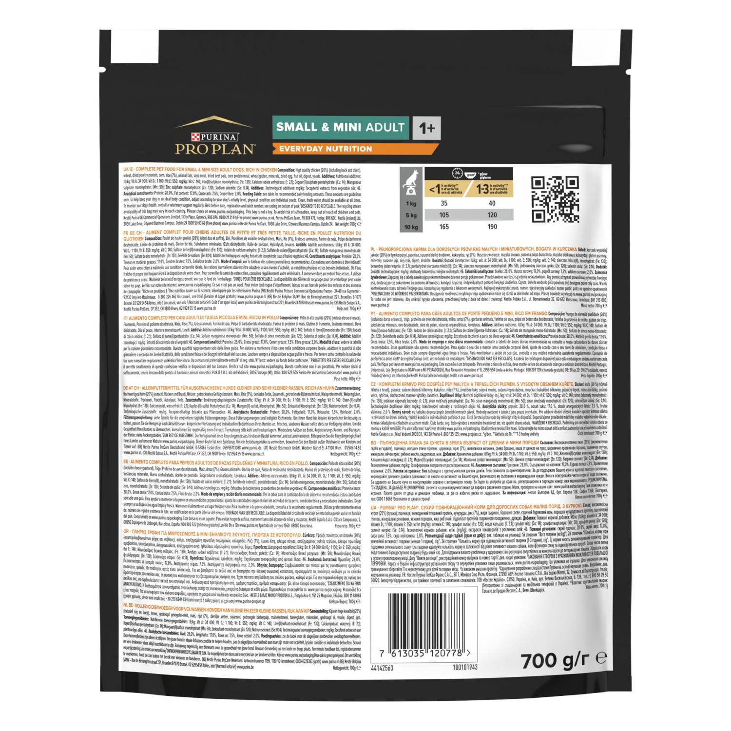 Purina Pro Plan Small&Mini Adult Everyday Nutrition με Κοτόπουλο 700gr - Image 2
