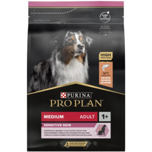 Purina Pro Plan Medium Adult Sensitive Skin με Σολομό 3kg
